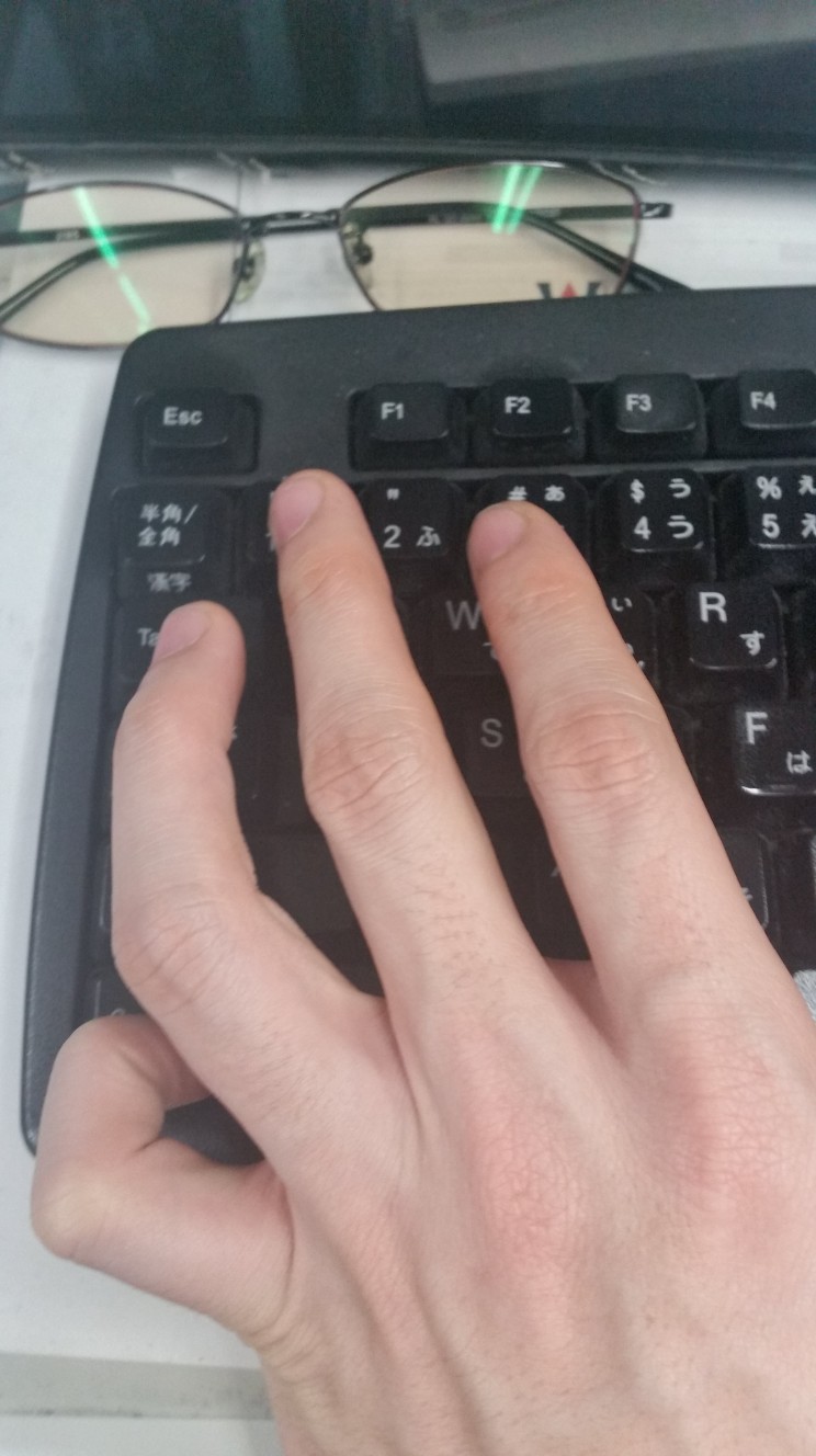 書式設定を呼び出すキーポジション その2